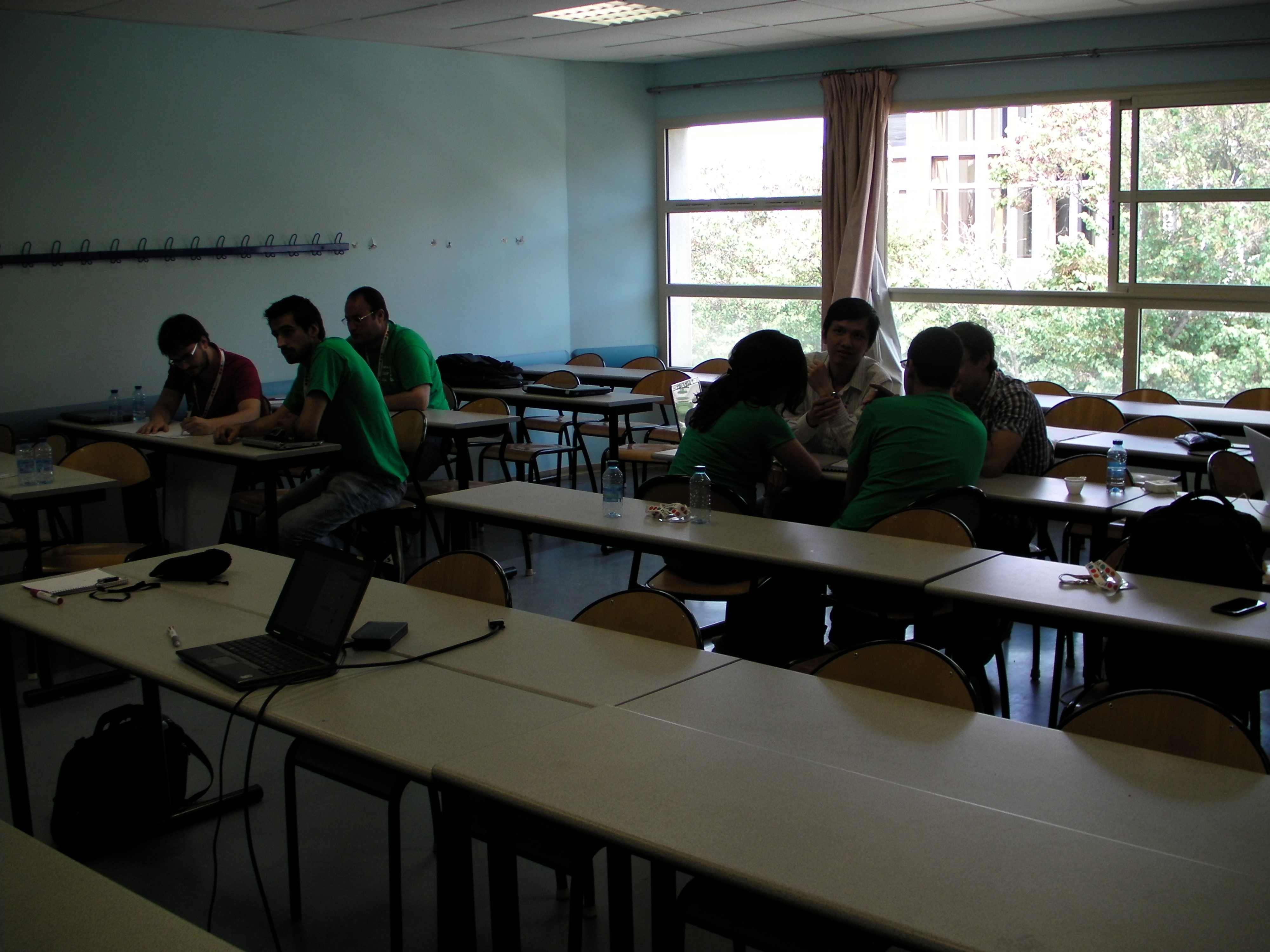 Course Participants at work